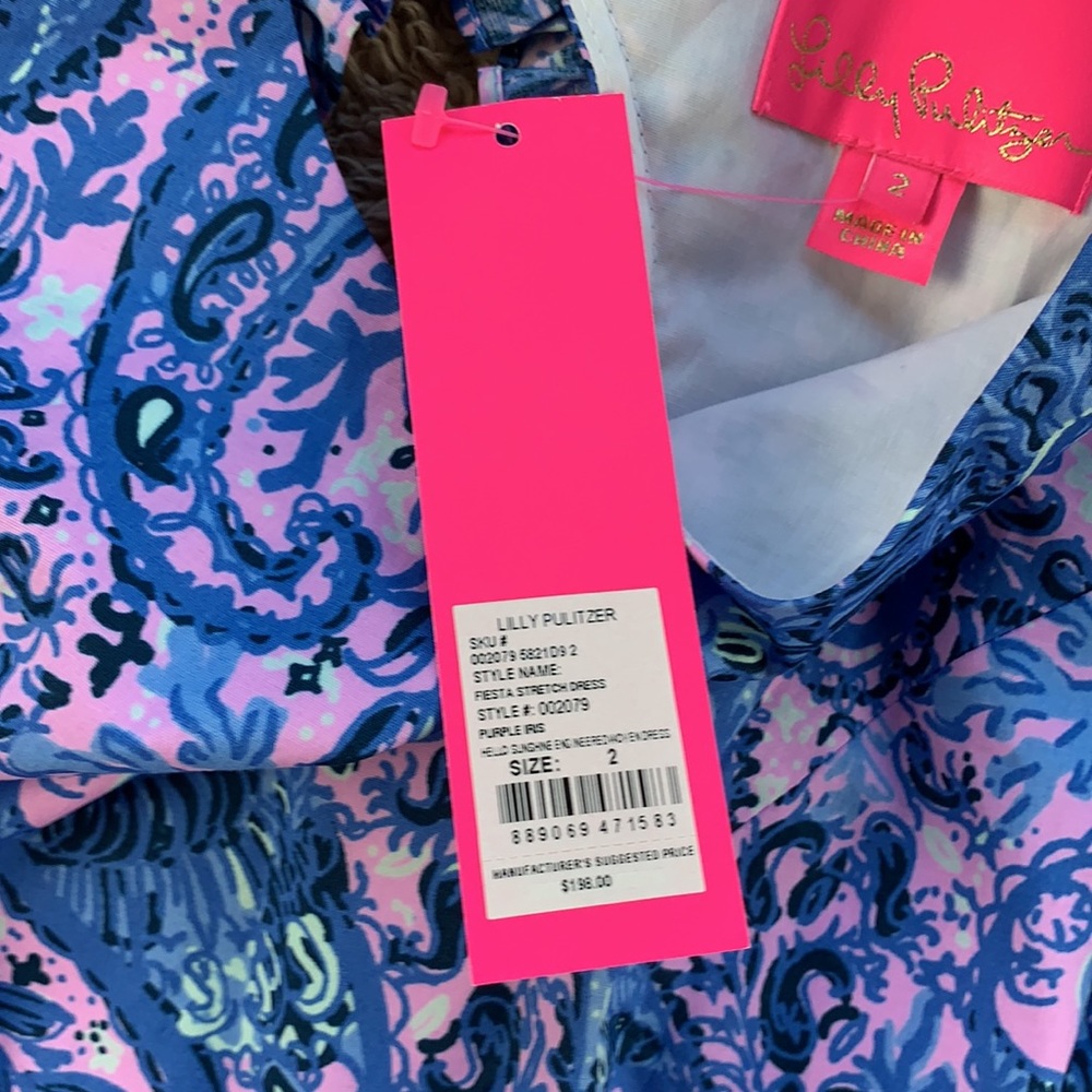 Lily Pulitzer Fiesta Stretch Dress NWT - Picture 6 of 11
